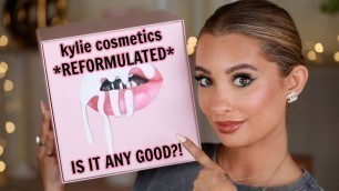 'trying kylie cosmetics new formula... what has changed?!'