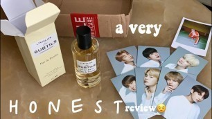 'BTS x VT Perfume unboxing + review ૮₍ ´• ˕ • ₎ა'