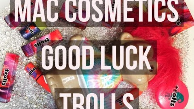 'SWATCHES | MAC Cosmetics Good Luck Trolls Collection!'