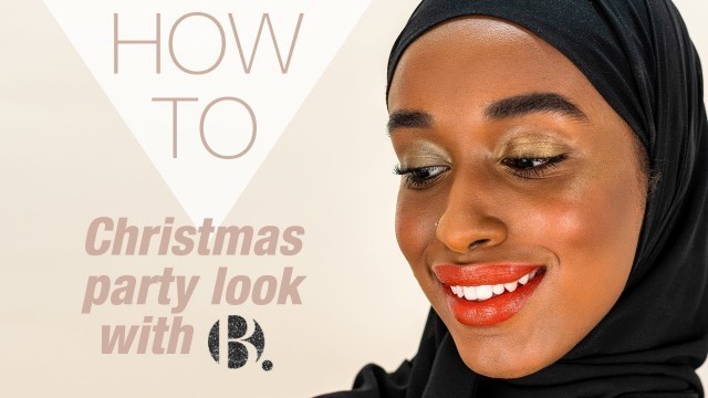 'HOW TO | Christmas Party Look With B. Cosmetics | Vegan Makeup | Superdrug'