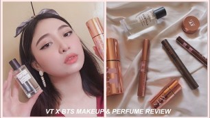 'VT X BTS FULL FACE MAKEUP & PERFUME REVIEW (GIVEAWAY 
