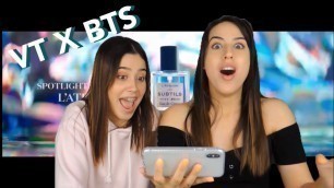 'VT X BTS PERFUME REACTION'