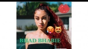 'DANIELLE BREGOLI AKA BHAD BHABIE SHE SO PRETTY WITH OUT MAKEUP