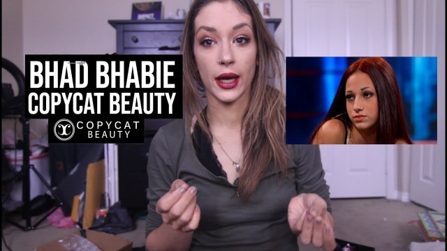 'BHAD BHABIE MAKEUP Copycat Beauty Try On and Review'