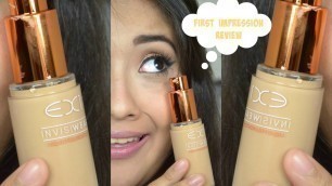 'All the Rage! First Impression / Review on EX1 Invisiwear Foundation'