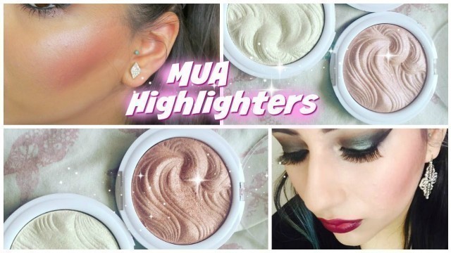 'MUA Undress Your Skin Shimmer Highlighter ♡ Review & Swatches ALL SHADES!'