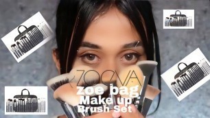 'ZOEVA MAKE UP ARTIST ZOE BAG Unboxing and full detail Review !!!'