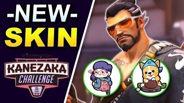 'NEW SKIN! - Hanzo Kanezaka Challenge Event & New Cosmetics! (Overwatch News)'