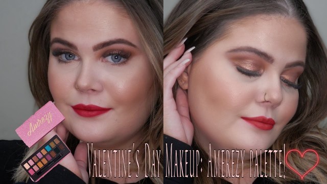 'Valentine’s Day Makeup ft. Anastasia x. Amrezy palette |Meg Wagner'