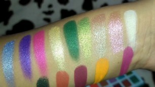 'The Roaring 20\'S RECKLESS/ Rude Cosmetics /swatches'