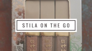 'Stila Glitter On The Go Liquid Eyeshadow Set and Bobbi Brown Babe Crush Lip | MEGZY T. THE OG |'