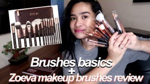 'BRUSHES 101 + Zoeva Rose Gold brushes Review (Philippines)'