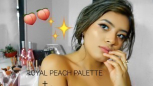 'GRWM: KYLIE ROYAL PEACH PALETTE + DRUGSTORE FOUNDATION ROUTINE | BEAUTYBYKARINA'