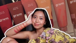 'Trying Mae Layug\'s GRWM Cosmetics ☀️  MORENA & BARE-FACED (Philippines) | Ayn Bernos'