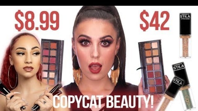 'BHAD BHABIE COPYCAT BEAUTY!  | Copycat Beauty Vs High-End Makeup Tutorial | Victoria Lyn'