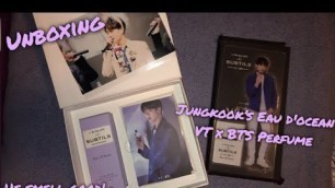 '[Unboxing] Jungkook’s Eau d\'ocean  VT x BTS Perfume'