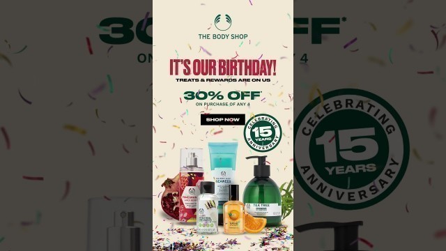 'The Body Shop India Turns 15'