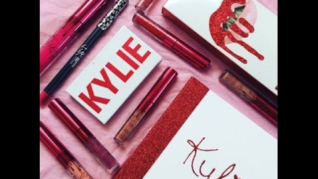 'Kylie Valentine\'s Day Collection: Mini Liquid Lipstick and Sweatheart mini kit Review'