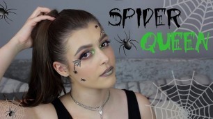 'SUPER EASY Halloween Tutorial - Spider Queen | Makeup With Meg'