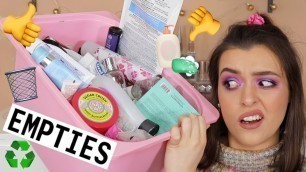 'BEAUTY EMPTIES!! | Makeup With Meg'