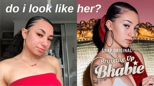 'becoming bhad bhabie for a day : DO WE LOOK ALIKE?'