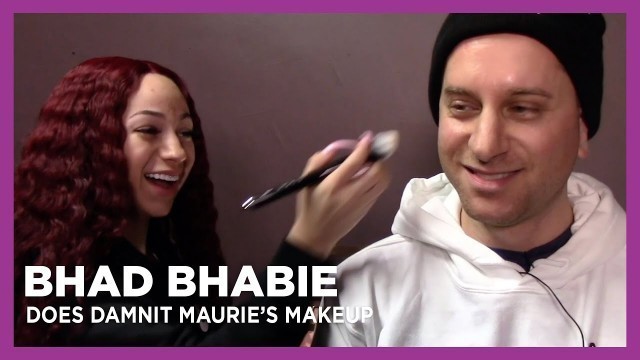 'Bhad Bhabie Does Damnit Maurie\'s Makeup!!'