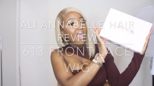 'ALI ANNABELLE HAIR REVIEW-  613 BLONDE FRONT LACE WIG- ALIEXPRESS HAIR'