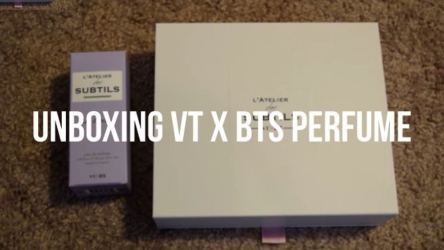 'Unboxing VT x BTS Perfume'