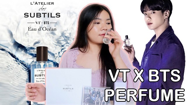 'VT X BTS L\'ATELIER des SUBTILS \"Eau d\'Océan\" JUNGKOOK PERFUME UNBOXING'