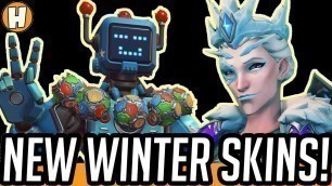 'Overwatch Winter Wonderland 2020 - All New Skins, Voice Lines and Cosmetics! | Hammeh'