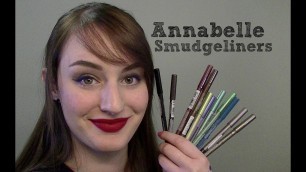 'Review: ANNABELLE Smudgeliner Eyeliners | JustEnufEyes'