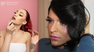 'Full face using Bhad Bhabie Copycat Beauty Makeup. Is it worth your coins?'