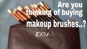 'Zoeva eye makeup brushes review. Best brushes for beginners'