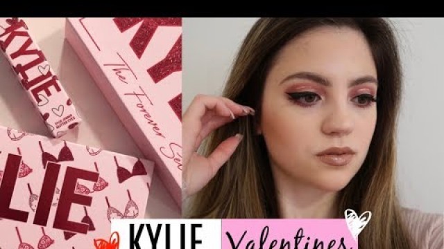 'KYLIE COSMETICS VALENTINES DAY COLLECTION REVIEW & MAKEUP TUTORIAL'