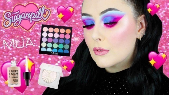 'TRYING NEW MAKEUP FROM SUGARPILL, MUA COSMETICS, OFRA, AND CATRICE!'