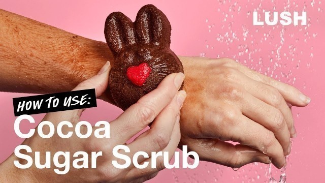 'Lush How to Use: Cocoa Sugar Scrub'