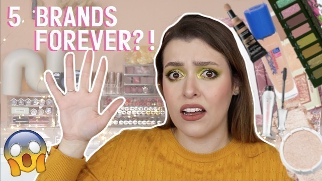 'If I Could Only Buy 5 Brands...FOREVER?! | Makeup with Meg'