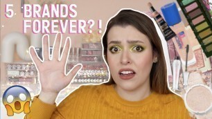 'If I Could Only Buy 5 Brands...FOREVER?! | Makeup with Meg'