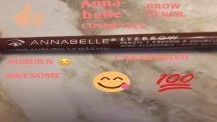 'Annabelle Cosmetics Eyebrow Pencil Review + Demo'