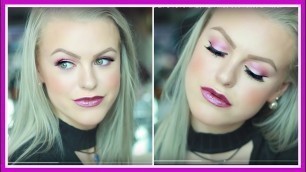 'PURPLE EYES & METALLIC LIPS TUTORIAL | NEW Mac Cosmetics Limited!'