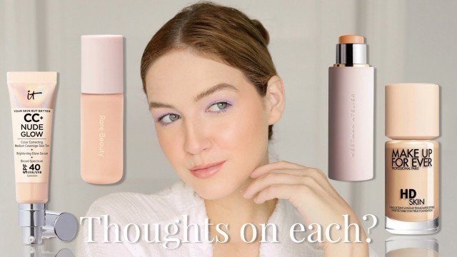 'I Tried 4 New Foundations So You Don\'t Have To'