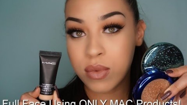 'FULL FACE USING ONLY MAC PRODUCTS| ONE BRAND MAKEUP TUTORIAL| Victoria Lane'