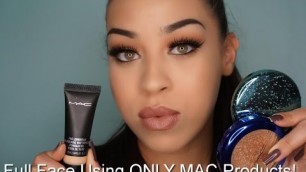 'FULL FACE USING ONLY MAC PRODUCTS| ONE BRAND MAKEUP TUTORIAL| Victoria Lane'