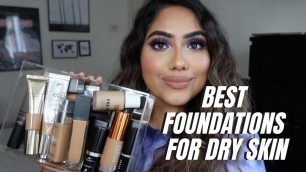 'TOP FAVOURITE FOUNDATIONS FOR DRY SKIN! | HIGH END & DRUGSTORE | 2020 | LONG WEARING ♡ | Ashme'