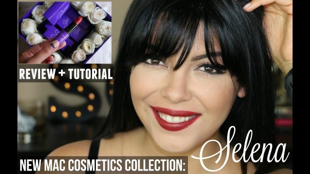 'NEW! SELENA + MAC COSMETICS MAKEUP COLLECTION | REVIEW + TUTORIAL | SCCASTANEDA'