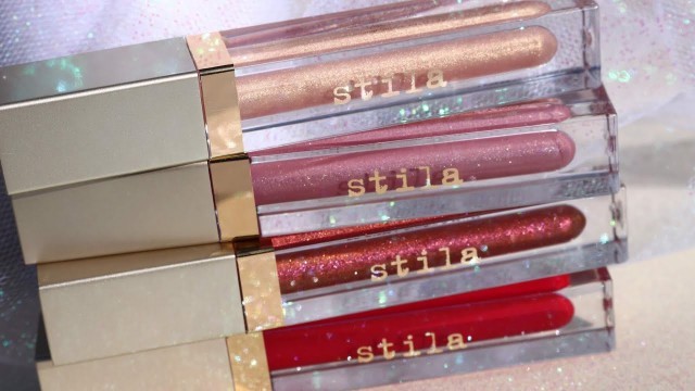 'NEW STILA COSMETICS BEAUTY BOSS LIP GLOSSES | SWATCHES + REVIEW'