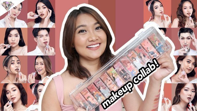 'VLOGGERS MAKEUP COLLAB! DETAIL COSMETICS POWDER POUT LIP SWATCHES | MAE LAYUG'