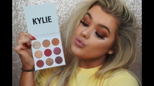 'Kylie Burgundy Palette Fall Make up Look! | Rachel Leary'