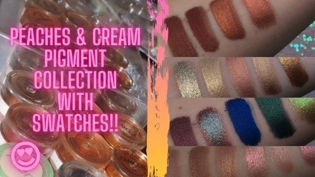 'PEACHES & CREAM PIGMENT COLLECTION | MELISSA MUA'