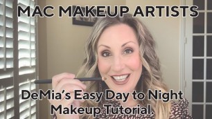 'DeMia\'s Easy Day to Night Makeup Tutorial | MAC Makeup Artists'